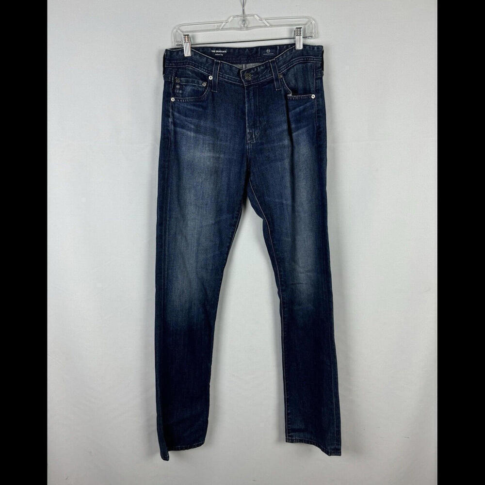 AG Adirano Goldschmied The Graduate Tailored Leg Jeans Size 30x34